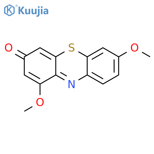 3H-Phenothiazin-3-one, 1,7-dimethoxy- structure