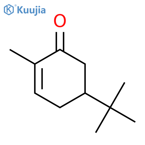 2-Cyclohexen-1-one, 5-(1,1-dimethylethyl)-2-methyl- structure