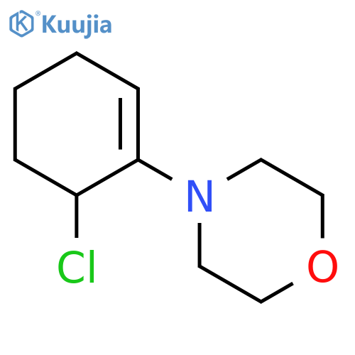 Morpholine, 4-(6-chloro-1-cyclohexen-1-yl)- structure