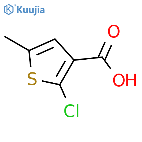 3-Thiophenecarboxylicacid, 2-chloro-5-methyl- structure