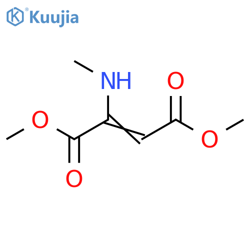 2-Butenedioic acid, 2-(methylamino)-, dimethyl ester structure