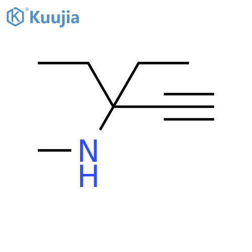 (3-Ethylpent-1-yn-3-yl)(methyl)amine structure