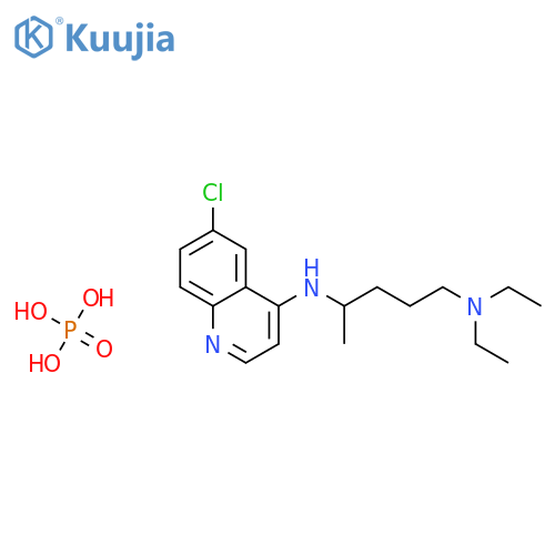 4-n-(6-chloroquinolin-4-yl)-1-n,1-n-diethylpentane-1,4-diamine;phosphoric Acid structure