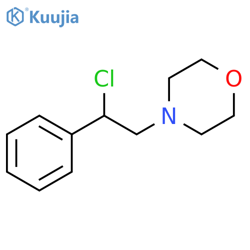 Morpholine, 4-(2-chloro-2-phenylethyl)- structure