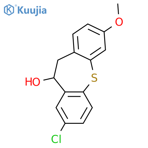 DIBENZO[B,F]THIEPIN-10-OL, 8-CHLORO-10,11-DIHYDRO-3-METHOXY- structure