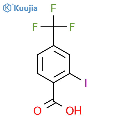 2-Iodo-4-(trifluoromethyl)benzoic acid structure