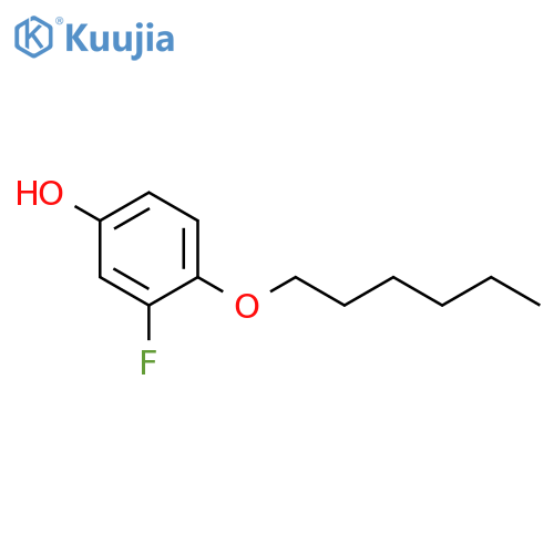 PHENOL, 3-FLUORO-4-(HEXYLOXY)- structure