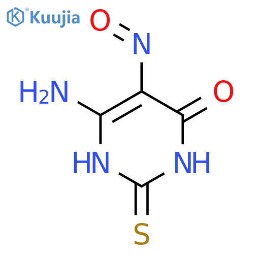 4-Amino-6-hydroxy-2-mercapto-5-nitrosopyrimidine ammonium salt structure