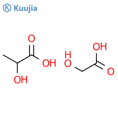 (2S)-2-hydroxypropanoic acid - hydroxyacetic acid (1:1) structure