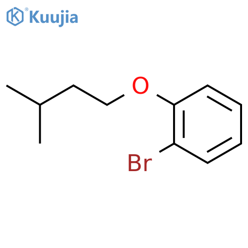 Benzene, 1-bromo-2-(3-methylbutoxy)- structure