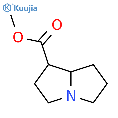 1H-Pyrrolizine-1-carboxylic acid, hexahydro-, methyl ester structure