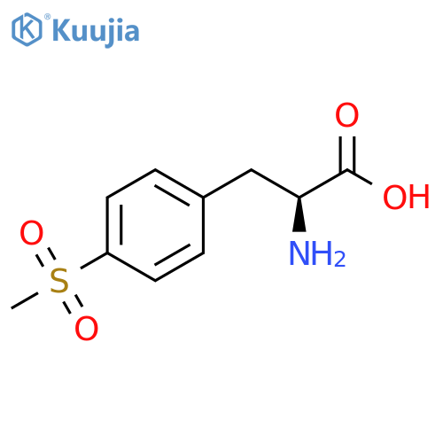 2-amino-3-(4-methanesulfonylphenyl)propanoic acid structure