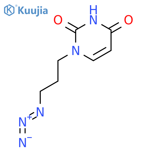2,4(1H,3H)-Pyrimidinedione, 1-(3-azidopropyl)- structure