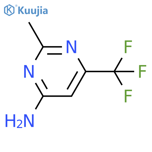 2-Methyl-6-(trifluoromethyl)pyrimidin-4-amine structure