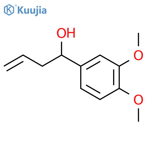 Benzenemethanol,3,4-dimethoxy-a-2-propen-1-yl- structure