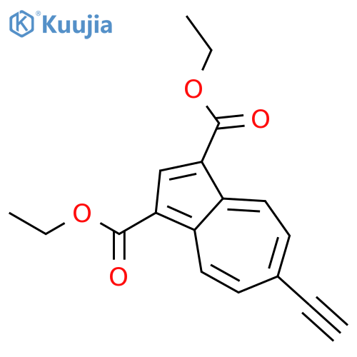 1,3-AZULENEDICARBOXYLIC ACID, 6-ETHYNYL-, DIETHYL ESTER structure