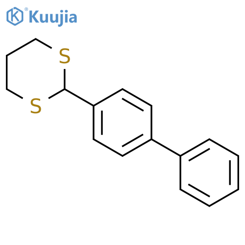 1,3-Dithiane, 2-[1,1'-biphenyl]-4-yl- structure