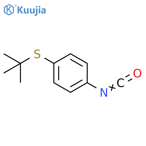 Benzene, 1-[(1,1-dimethylethyl)thio]-4-isocyanato- structure