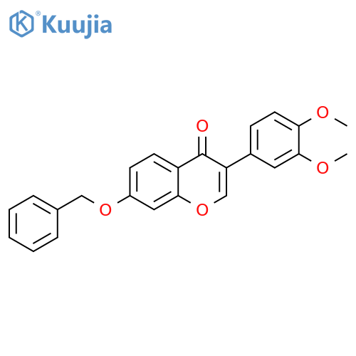 3-(3,4-dimethoxyphenyl)-7-phenylmethoxychromen-4-one structure