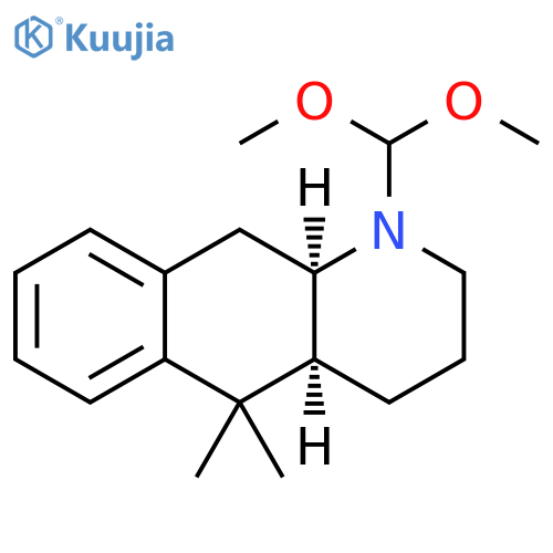 Benzo[g]quinoline, 1-(dimethoxymethyl)-1,2,3,4,4a,5,10,10a-octahydro-5,5-dimethyl-, cis- (9CI) structure