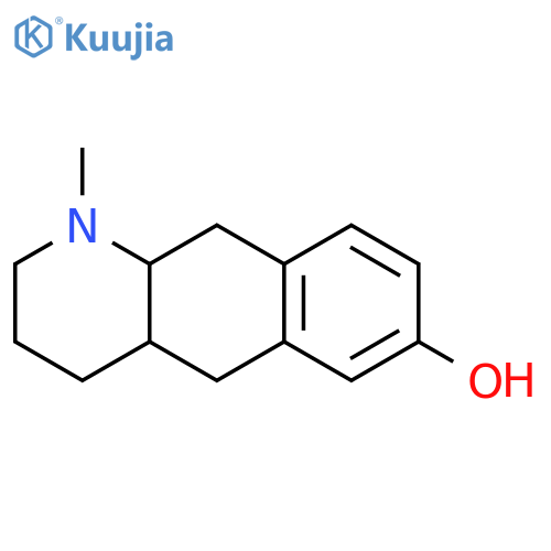 Benzo[g]quinolin-7-ol, 1,2,3,4,4a,5,10,10a-octahydro-1-methyl-, cis- structure