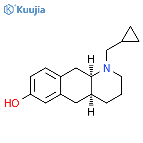 Benzo[g]quinolin-7-ol,1-(cyclopropylmethyl)-1,2,3,4,4a,5,10,10a-octahydro-, cis- structure