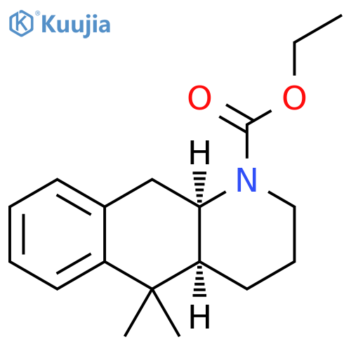Benzo[g]quinoline-1(2H)-carboxylic acid,3,4,4a,5,10,10a-hexahydro-5,5-dimethyl-, ethyl ester, cis- structure