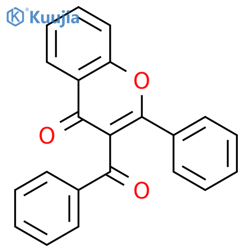 4H-1-Benzopyran-4-one,3-benzoyl-2-phenyl- structure