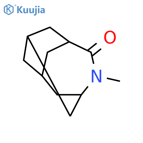 4-AZATRICYCLO[4.3.1.13,8]UNDECAN-5-ONE, 4-METHYL- structure