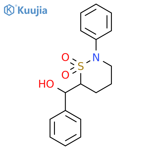 (1,1-dioxo-2-phenyl-thiazinan-6-yl)-phenyl-methanol structure