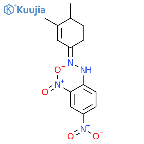2-Cyclohexen-1-one, 3,4-dimethyl-, (2,4-dinitrophenyl)hydrazone structure