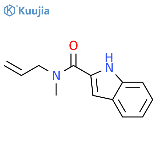 1H-Indole-2-carboxamide, N-methyl-N-2-propenyl- structure