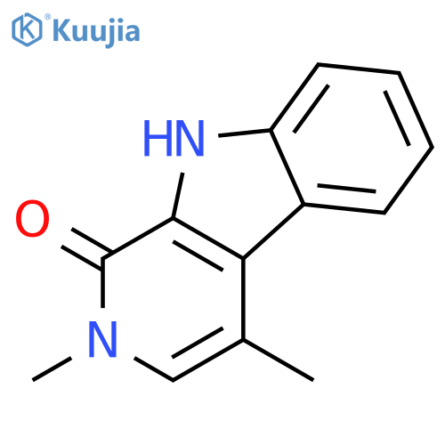 2,9-dihydro-2,4-dimethyl-1H-Pyrido[3,4-b]indol-1-one structure