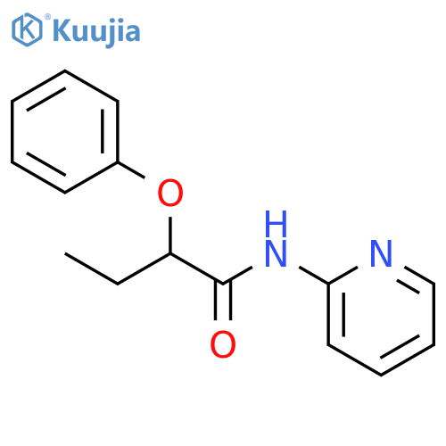 2-phenoxy-N-(pyridin-2-yl)butanamide structure