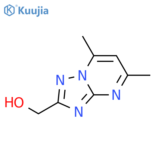 (5,7-Dimethyl-1,2,4triazolo-1,5-apyrimidin-2-yl)methanol structure