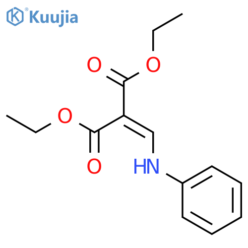 1,3-diethyl 2-(phenylamino)methylidenepropanedioate structure