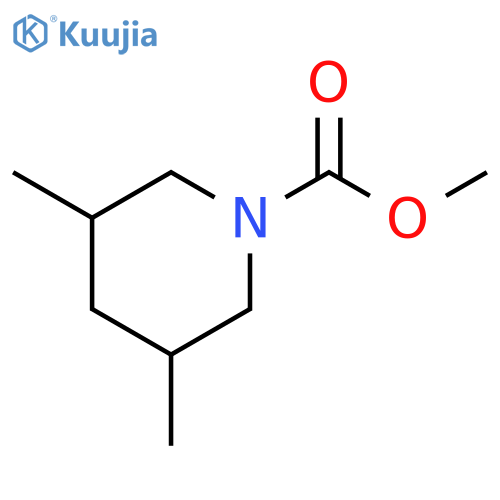 methyl 3,5-dimethylpiperidine-1-carboxylate structure