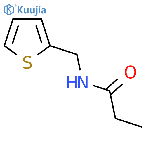 N-(thiophen-2-yl)methylpropanamide structure