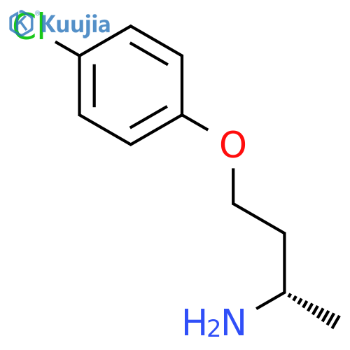 2-Butanamine, 4-(4-chlorophenoxy)-, (2S)- structure