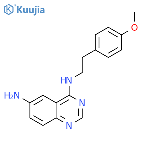 4,6-QUINAZOLINEDIAMINE, N4-[2-(4-METHOXYPHENYL)ETHYL]- structure