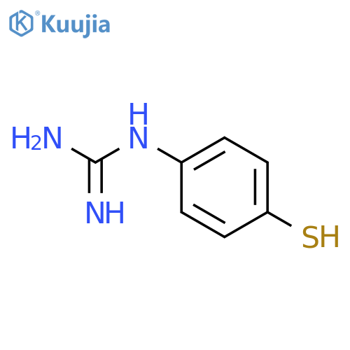 Guanidine, (4-mercaptophenyl)- structure