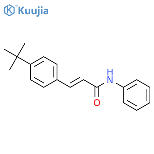 2-Propenamide, 3-[4-(1,1-dimethylethyl)phenyl]-N-phenyl-, (2E)- structure
