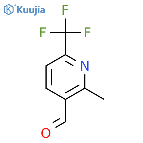 2-Methyl-6-(trifluoromethyl)nicotinaldehyde structure