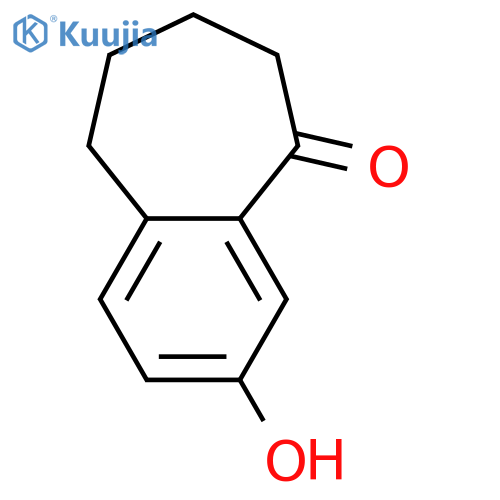 3-hydroxy-6,7,8,9-tetrahydro-5H-benzo7annulen-5-one structure