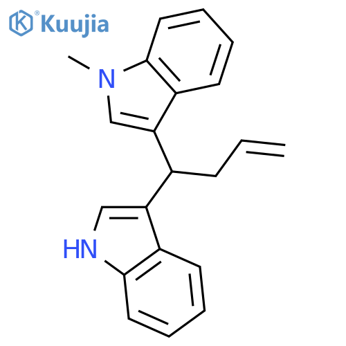 1H-INDOLE, 3-[1-(1H-INDOL-3-YL)-3-BUTENYL]-1-METHYL- structure