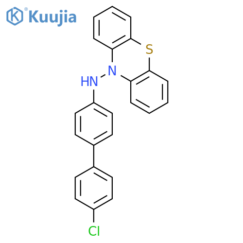 10H-PHENOTHIAZIN-10-AMINE, N-(4'-CHLORO[1,1'-BIPHENYL]-4-YL)- structure