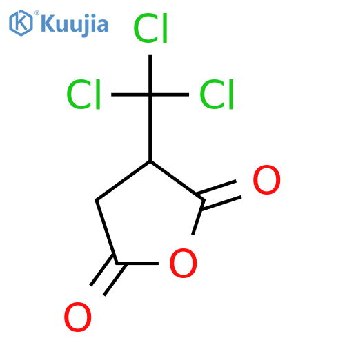 2,5-FURANDIONE, DIHYDRO-3-(TRICHLOROMETHYL)- structure