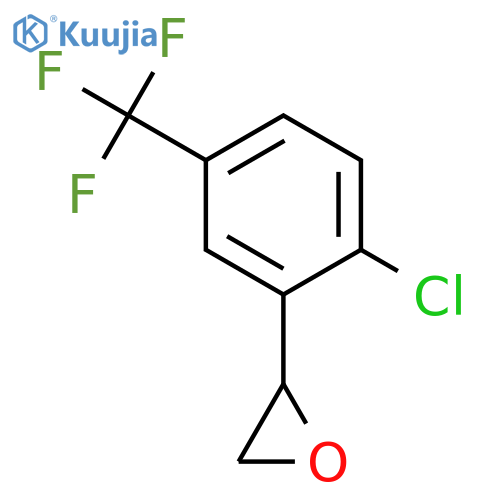 2-2-chloro-5-(trifluoromethyl)phenyloxirane structure