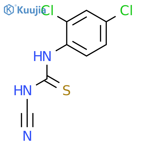 Thiourea, N-cyano-N'-(2,4-dichlorophenyl)- structure