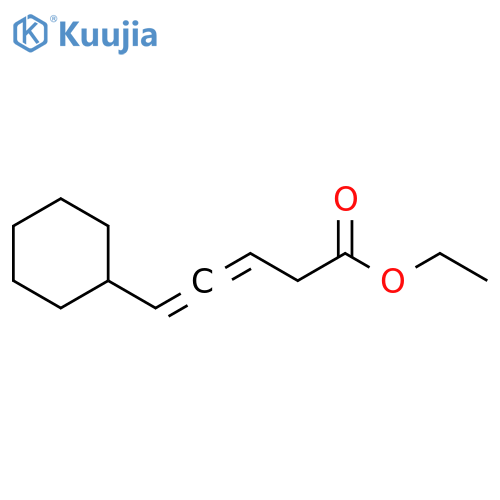 3,4-Pentadienoic acid, 5-cyclohexyl-, ethyl ester structure